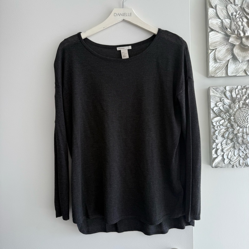 H&M BASIC Dark Grey Longsleeve